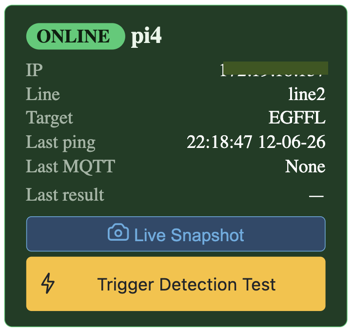Machine Vision System